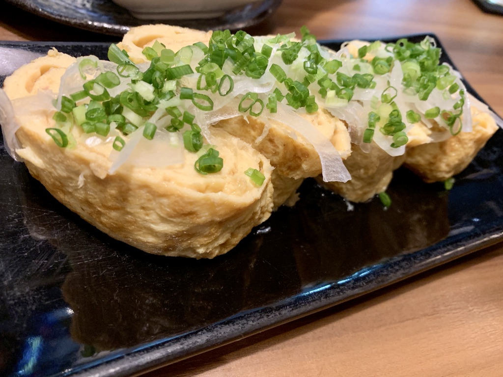 北海道原始焼き　ずわい出汁巻き蟹味噌